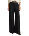 Reiss Hallie Tailored Wide Leg Pants In Navy