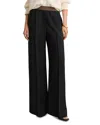 Reiss Wilde Wide Leg Trousers Navy