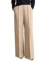 Reiss Wilde Wide Leg Pants In Neutral