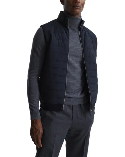 Reiss William Wool-blend Sweater In Black