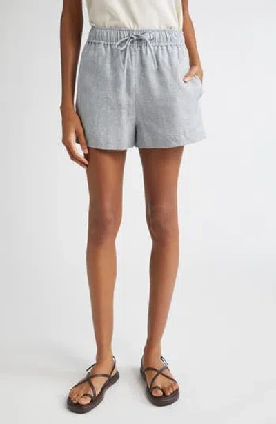 REISS REISS WILLOW LINEN BLEND DRAWSTRING SHORTS