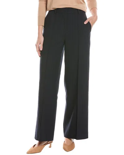 REISS WILLOW PINSTRIPE WIDE LEG WOOL-BLEND PANT