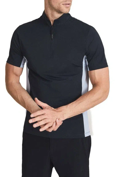 Reiss Wingfoot Stretch Golf Polo Shirt In Navy