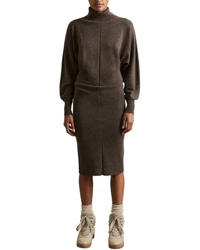 Reiss Winslet Dress In Brown