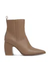 Reiss Amy Pointed Toe Bootie In Taupe
