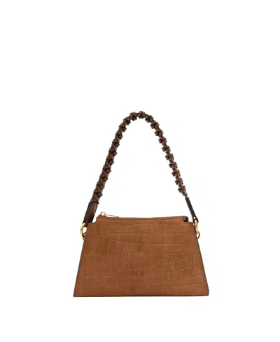 Reiss Women's Avery Suede Leather Cross-body Handbag In Tan