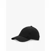 Reiss Womens Black Nicole Logo-embroidered Nylon Baseball Cap
