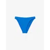Reiss Womens Blue Carina Mid-rise Bikini Briefs