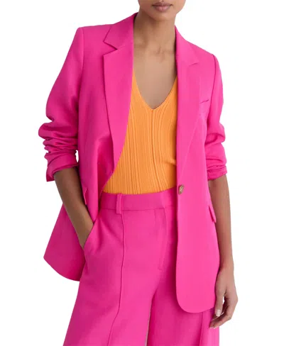 Reiss Women's Charli Boyfriend Single-button Notch-collar Blazer In Multi