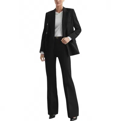 Reiss Women's Claude Flare Leg Pants In Black