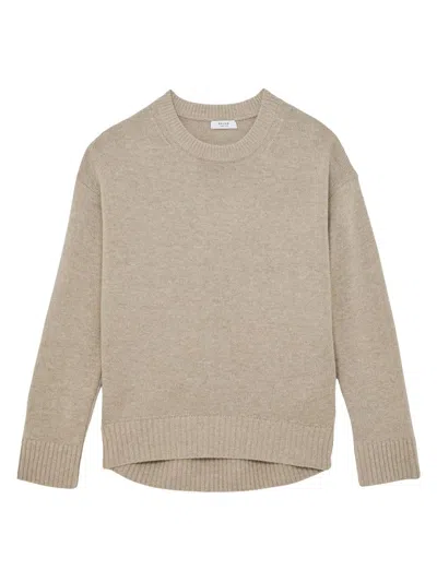 Reiss Women's Ella Wool-cashmere Sweater In Gray