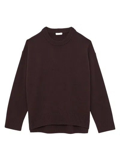 Reiss Women's Ella Wool-cashmere Sweater In Purple
