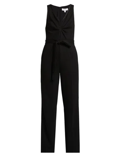 Reiss Women's Eva Sleeveless Wide-leg Jumpsuit In Black