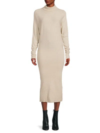 Reiss Women's Fallon Wool Blend Midi Dress In Oatmeal