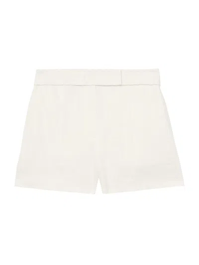Reiss Women's Fawn Linen Shorts In White