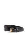 REISS WOMEN'S HOLLY SKINNY WAIST BUCKLE BELT