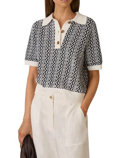 Reiss Women's Jem Polo Top In Multi
