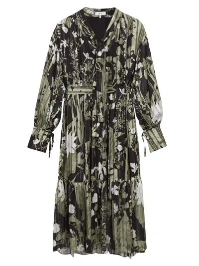 Reiss Women's Lottie Belted Floral Midi-dress