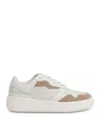 Reiss Ruth Platform Sneaker In Taupe