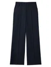 REISS WOMEN'S RAVEN WOOL-BLEND TOPSTITCHED TROUSERS
