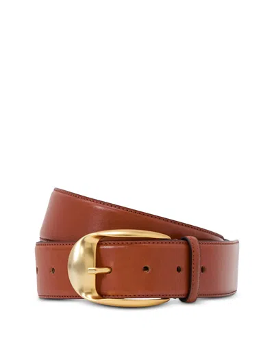 Reiss Women's Sammy Leather Belt In Brown