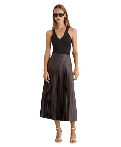 Reiss Women's Savannah Pleat Midi Skirts In Mauve