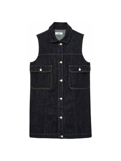 Reiss Women's Sleeveless Denim Minidress In Blue