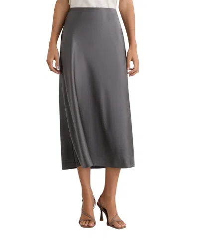 Reiss Women's Sofia Silk Slip Skirts In Gray