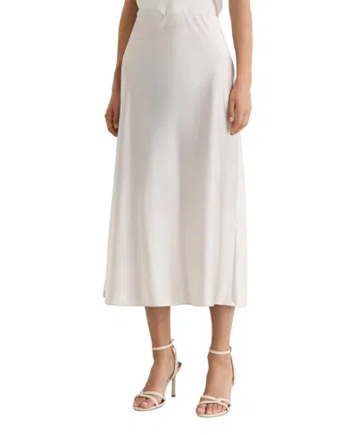 Reiss Women's Sofia Silk Slip Skirts In White