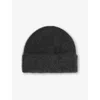 Reiss Charcoal Cashmere Beanie In Charcoal