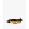 Reiss Womens  Cora Leather Belt In Black