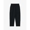 Reiss Womens  Janie Tapered-leg Stretch-jersey Jogging Bottoms In Black