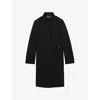 Reiss Womens Black  X Atelier Ares Wool Coat In Black