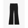 Reiss Womens Black  X Atelier Athena Flared Wool Trousers