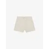 Reiss Womens Buttermilk Cream Jodie Elasticated-waist Stretch-jersey Shorts