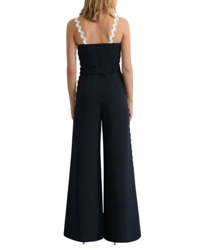 Reiss Womens' Dash Rick Rack Detail Jumpsuit In Multi