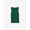 Reiss Womens Green Maisie Low-back Stretch-knit Vest In Green