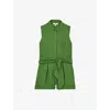 Reiss Millie Belted Playsuit In Green