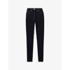 Reiss Womens  Hattie Skinny Stretch-denim Jeans In Dark Blue