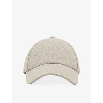 Reiss Womens Helena Wool-blend Baseball Cap Neutral