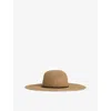 Reiss Elisa Weave Straw Hat In Natural
