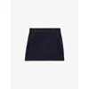 Reiss Elise Mini Skirt In Navy