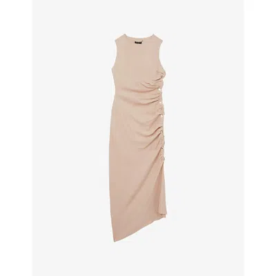 Reiss Womens  X Atelier Brooke Rope-cord Stretch-jersey Maxi Dress Neutral
