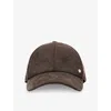 Reiss Womens Chocolate Nicole Logo-embroidered Nylon Baseball Cap In Brown