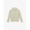 Reiss Womens  Nina Open-collar Relaxed-fit Linen Shirt