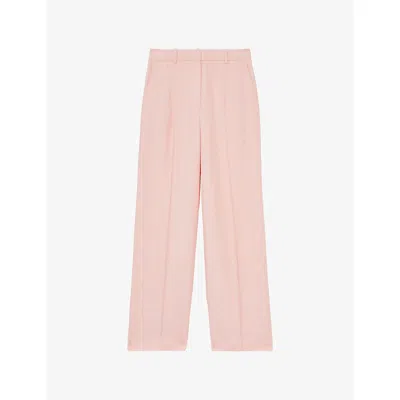 REISS WOMENS REISS MAGDA WIDE-LEG WOVEN TROUSERS