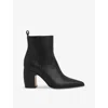 Reiss Amy Pointed Toe Bootie In Black