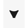 Reiss Womens Chocolate Carina Mid-rise Bikini Briefs In Black