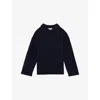 Reiss Womens  Elena Crew-neck Wool-cashmere Knitted Jumper In Navy