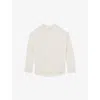 Reiss Womens Ella Crewneck Long-sleeve Wool And Cashmere Jumper Cream Xs In White